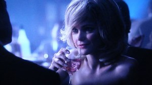 ... and Elizabeth in the first of her many disguises.